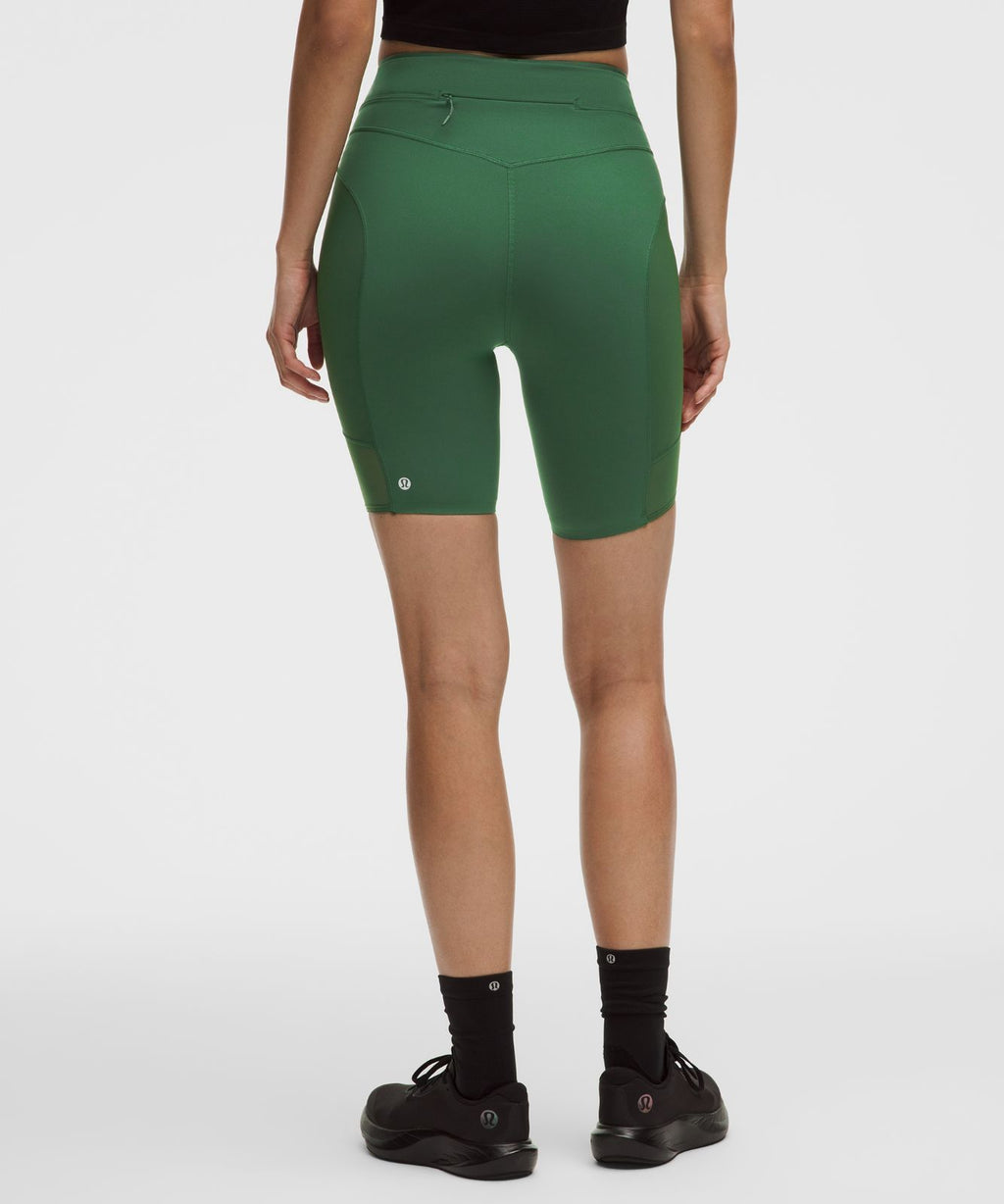 No Line High-Rise Running Short 8" Ivy Grove