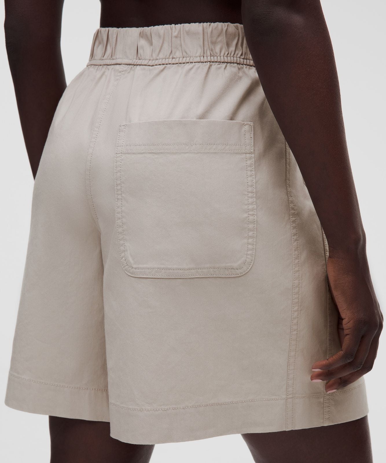 LuluLinen High-Rise Relaxed-Fit Short 7" Downtown Tan