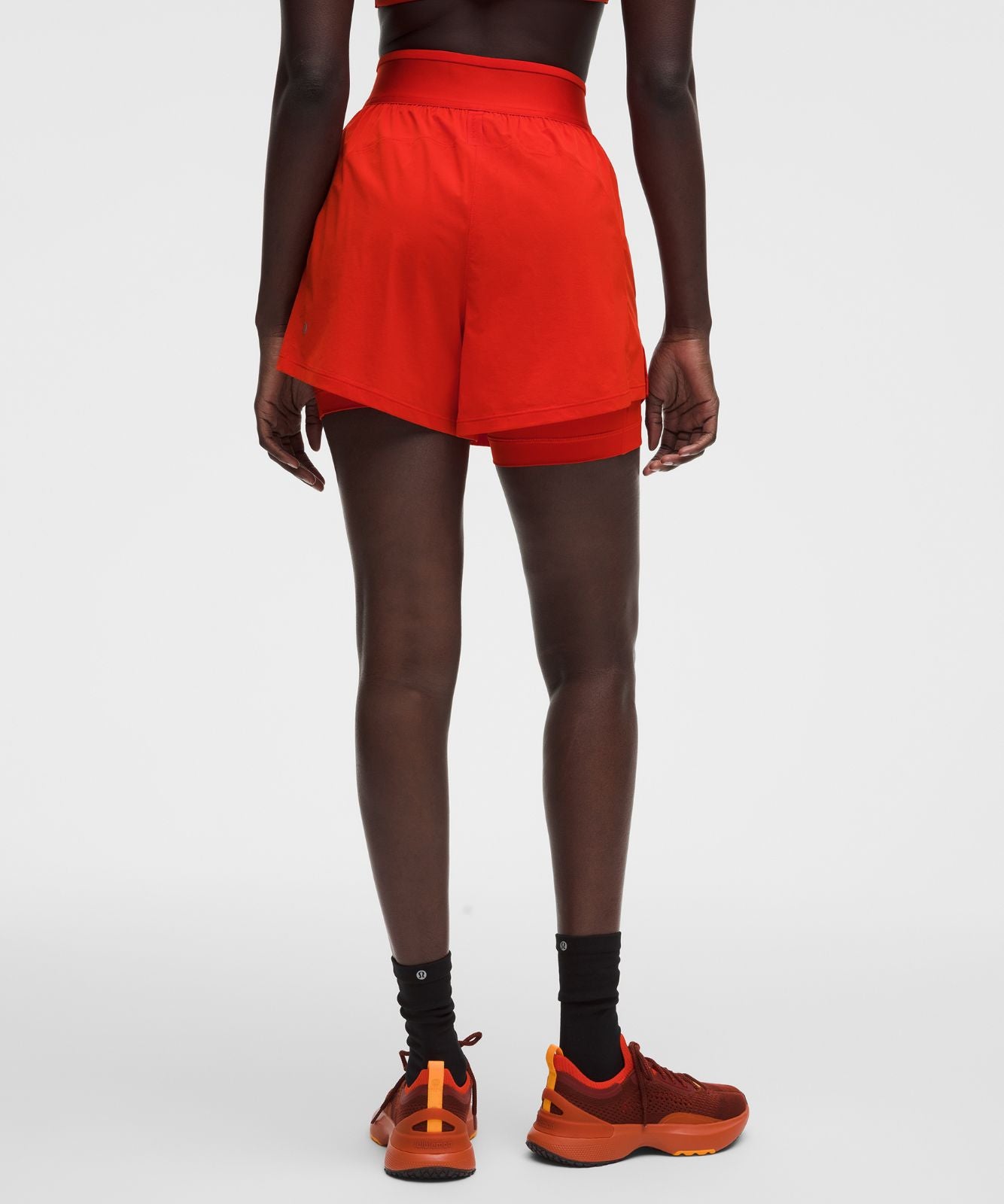 License to Train Super-High-Rise 2-in-1 Short Cherry Ember