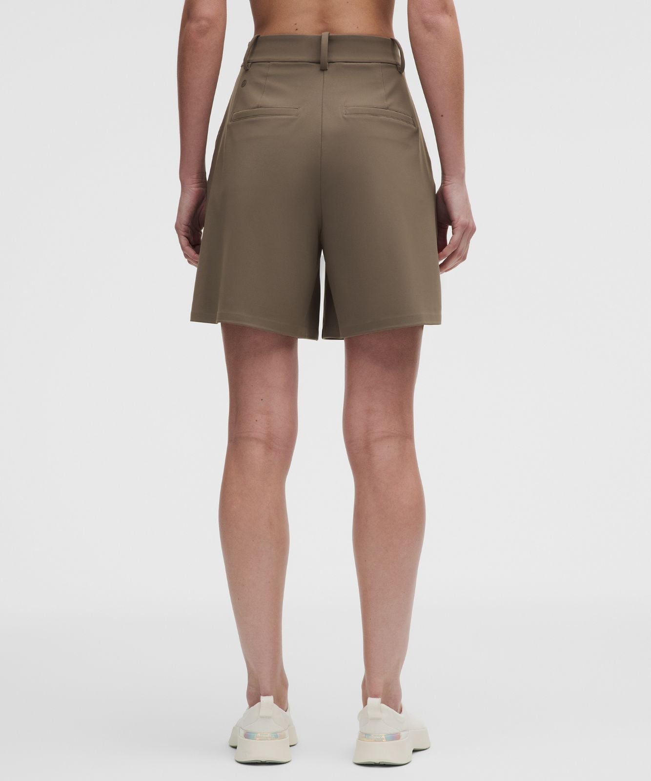 Daydrift Pleated High-Rise Short 7" Nomad