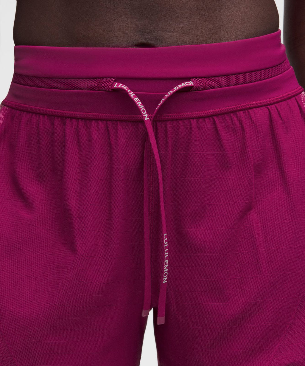 Fast and Free Airflow Mid-Rise Running Short 3” Raspberry Rave/Light Ivory/Flamingo Fun Tone