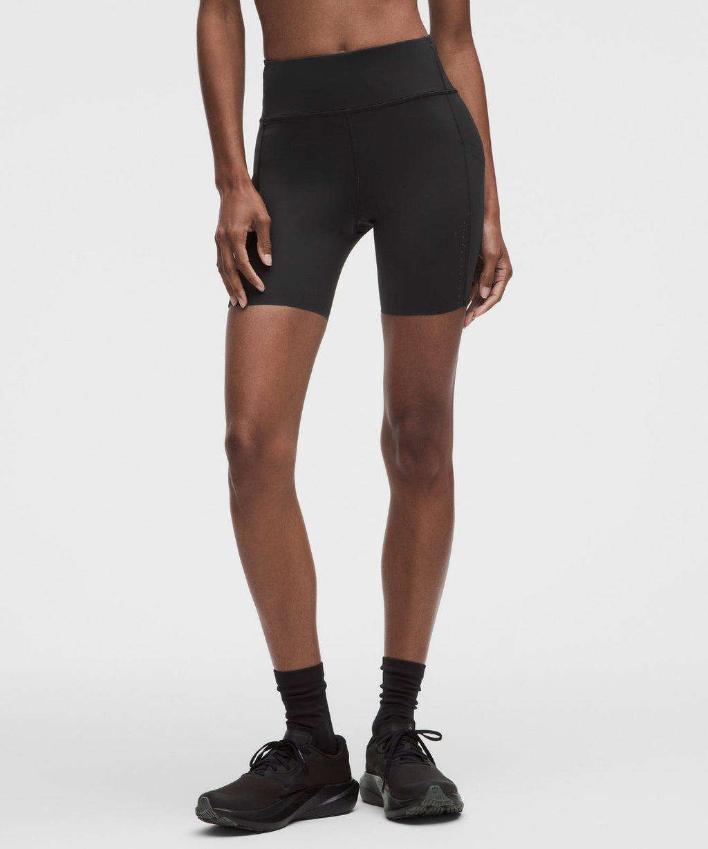 Fast and Free 6-Pocket High-Rise Short 6" *Updated Design Black