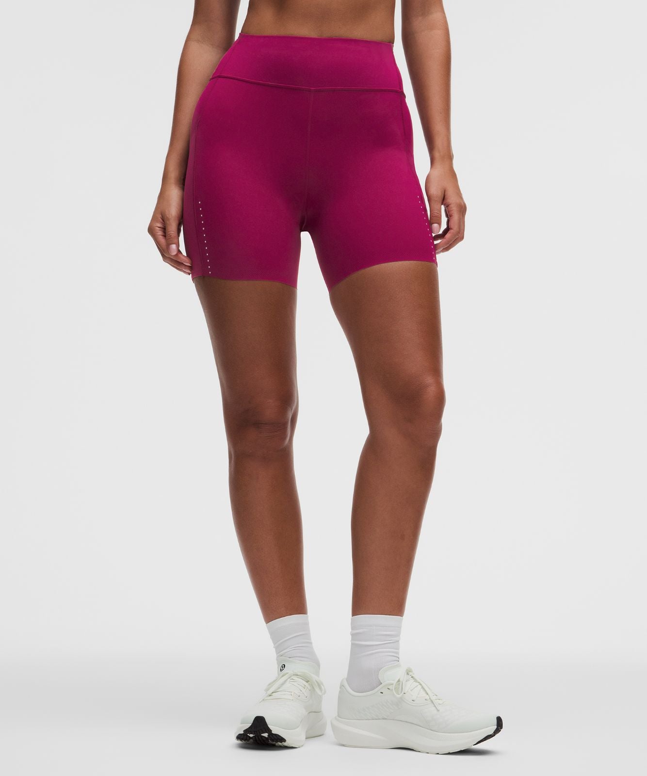 Fast and Free 6-Pocket High-Rise Short 6" *Updated Design Raspberry Rave