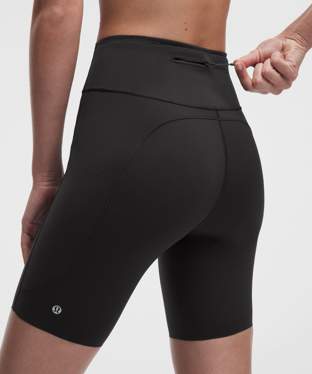 Fast and Free 6-Pocket High-Rise Short 8" *Updated Design Black