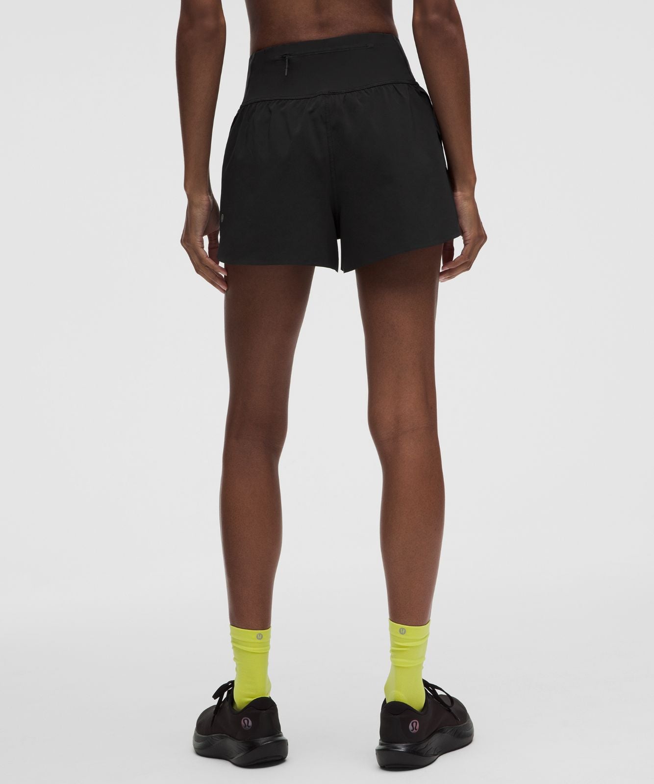 Fast and Free Mid-Rise Split Short 3" *Updated Design Black