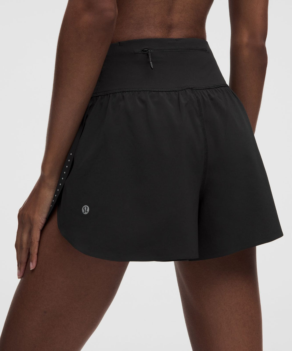 Fast and Free Mid-Rise Split Short 3" *Updated Design Black