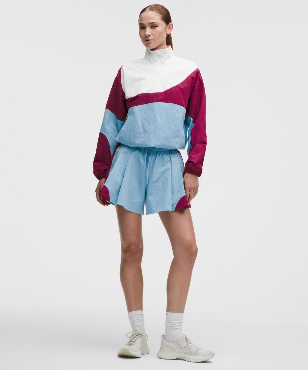 Tennis Track Short 4" Dreamy Blue/Raspberry Rave