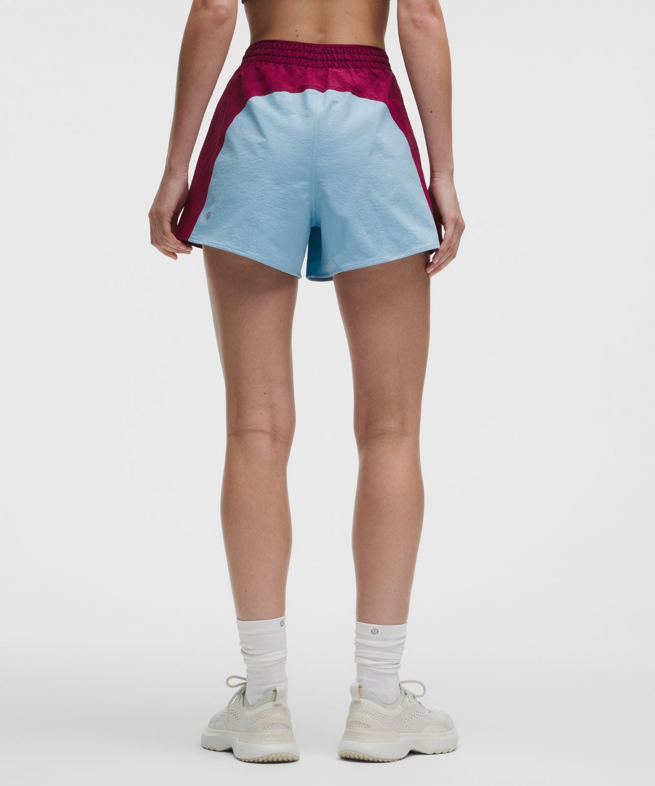 Tennis Track Short 4" Dreamy Blue/Raspberry Rave