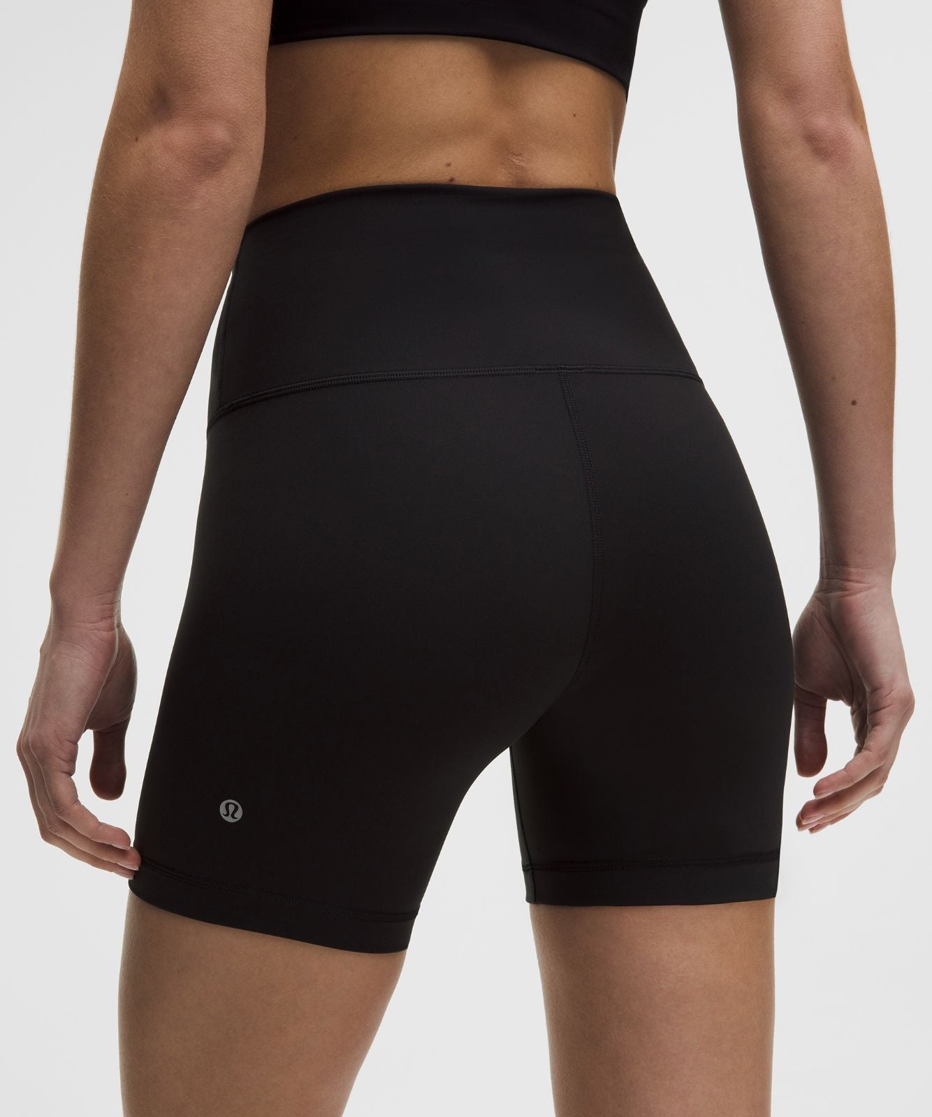 Wunder Train No Line High-Rise Short 6" Black