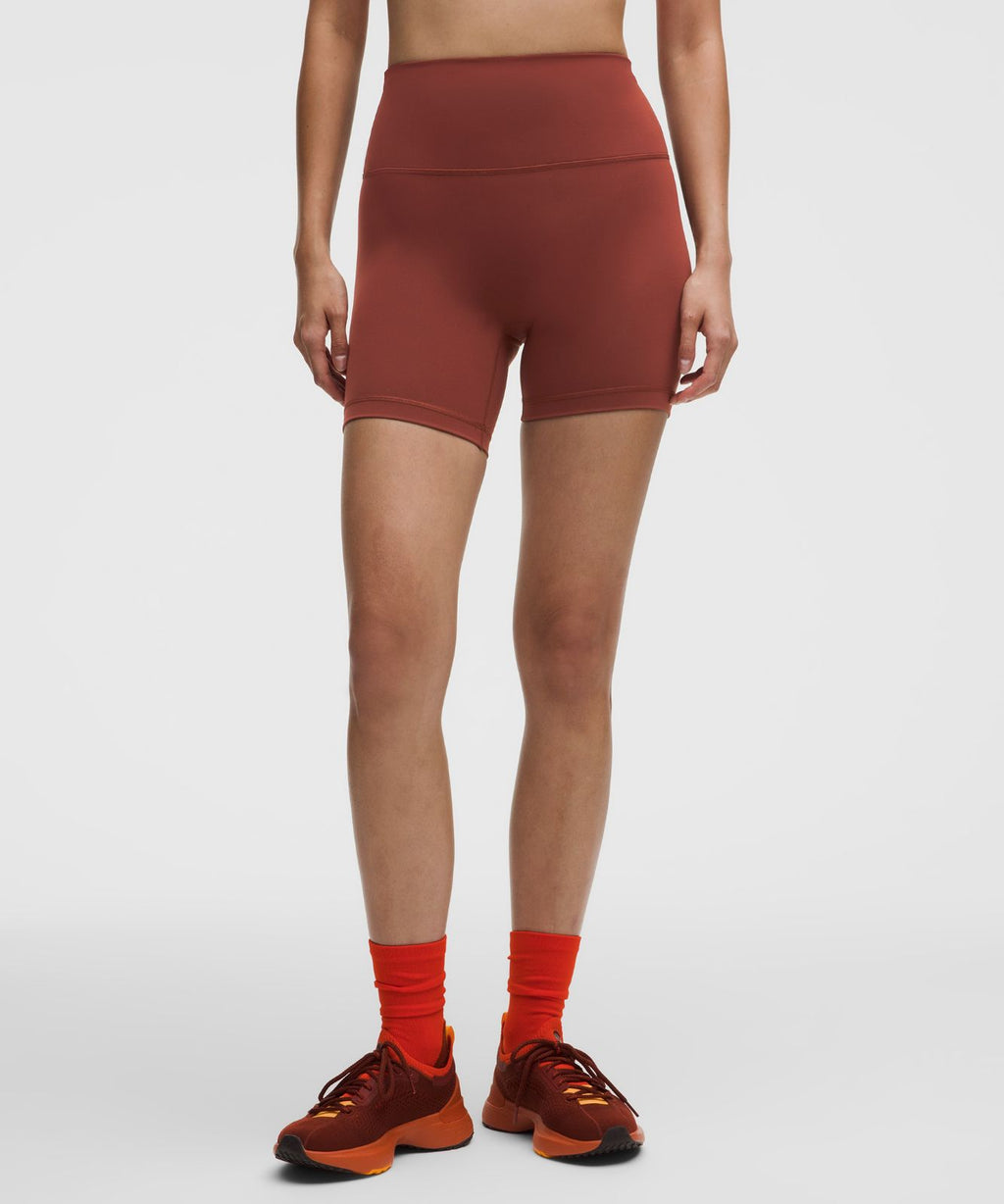 Wunder Train No Line High-Rise Short 6" Cranberry Charm