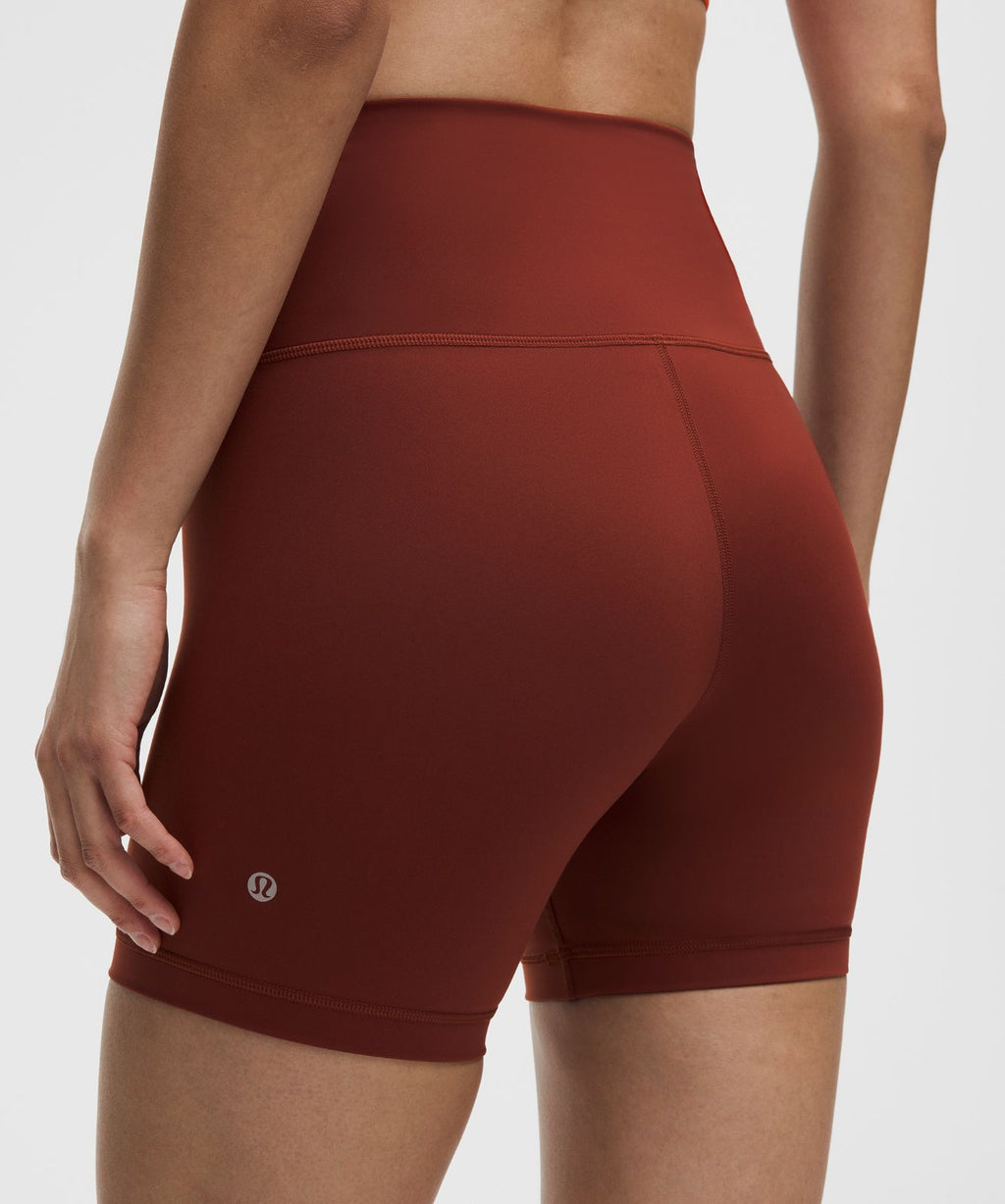 Wunder Train No Line High-Rise Short 6" Cranberry Charm