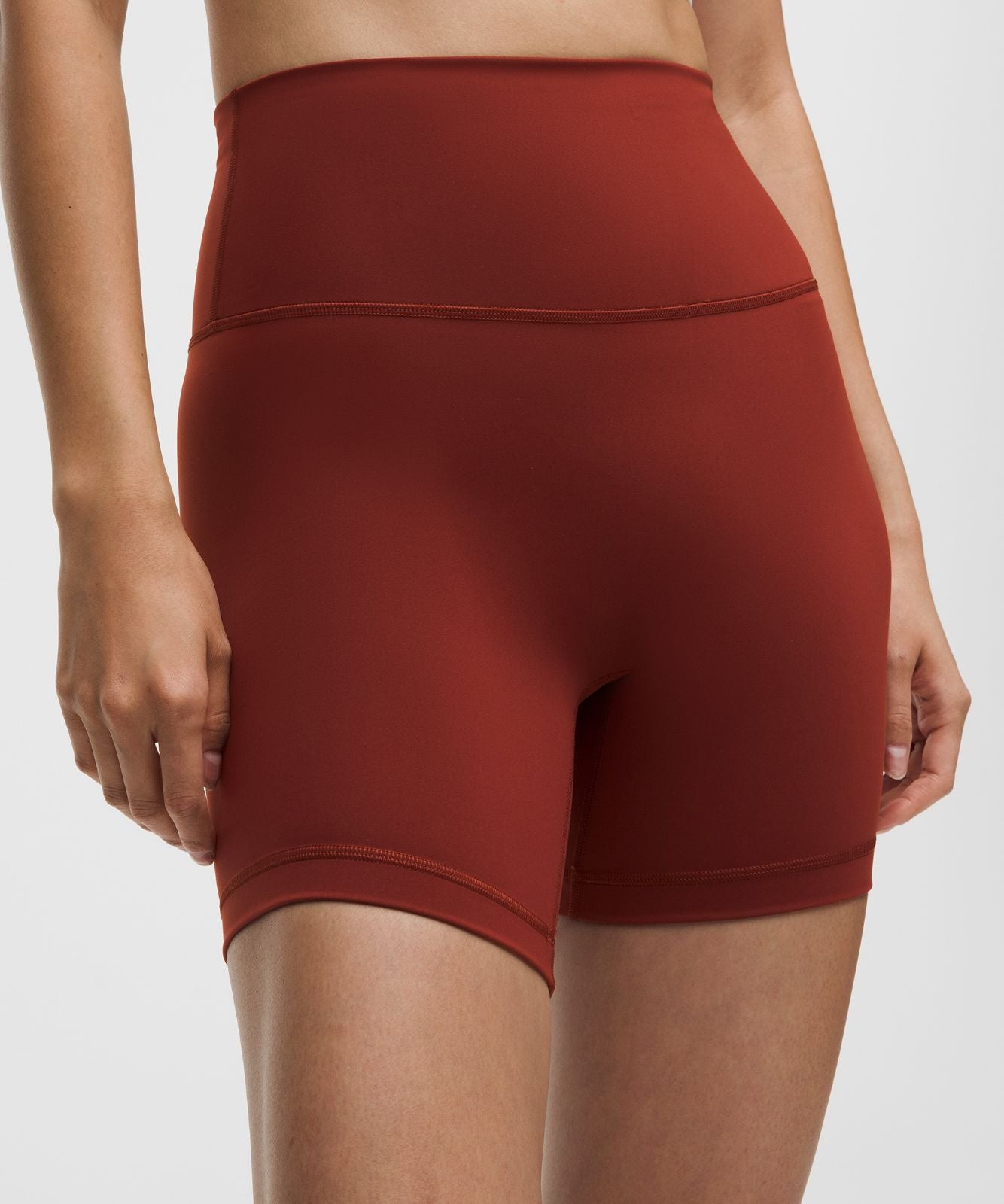 Wunder Train No Line High-Rise Short 6" Cranberry Charm