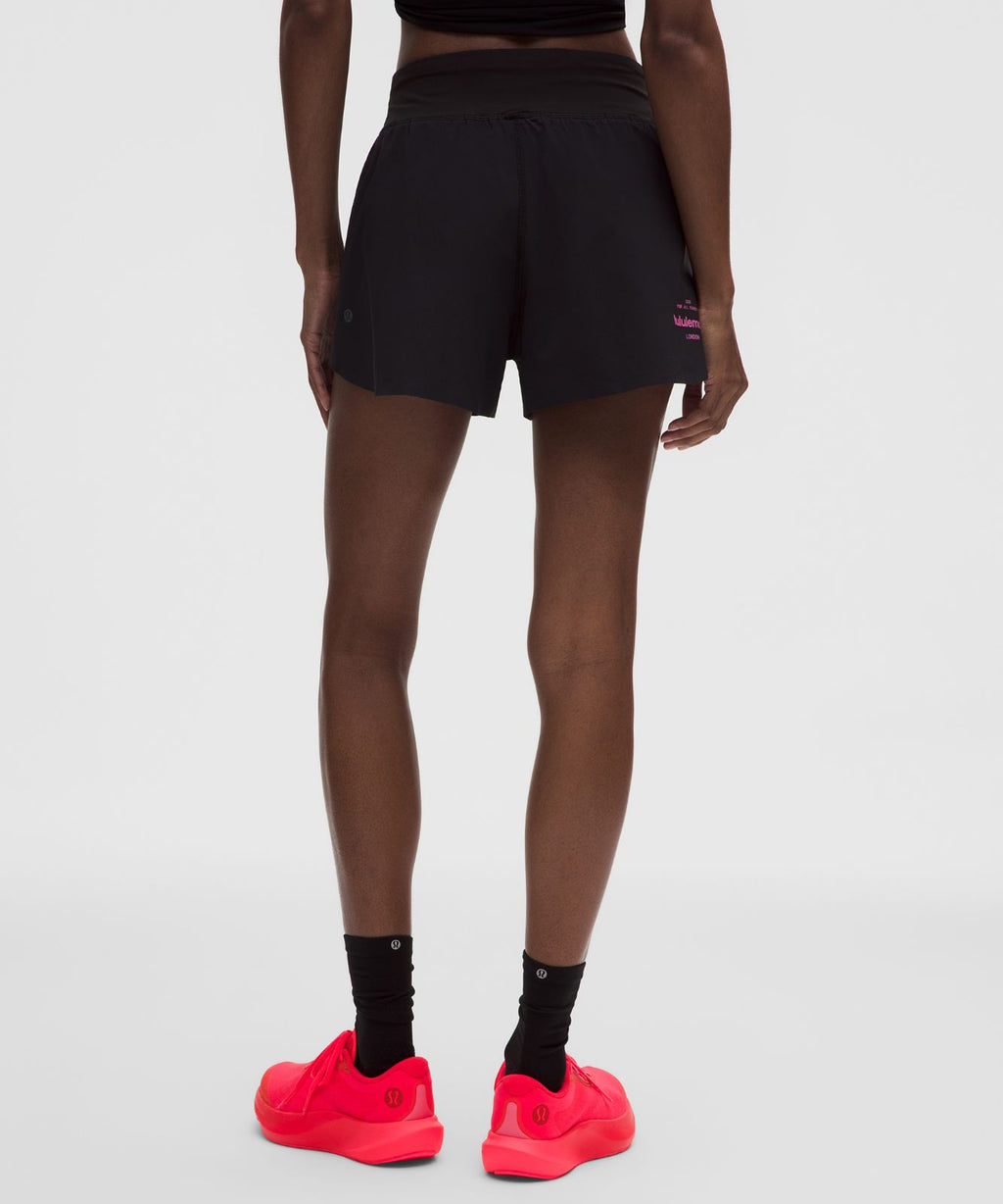 Fast and Free High-Rise Classic-Fit Split Short 3" *London '26 Black