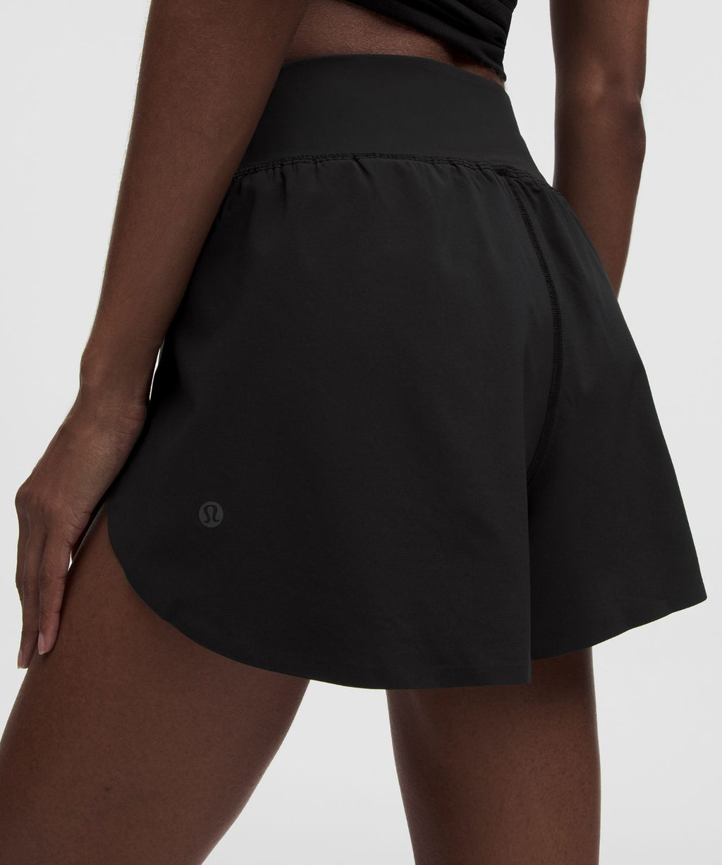 Fast and Free High-Rise Classic-Fit Split Short 3" *London '26 Black