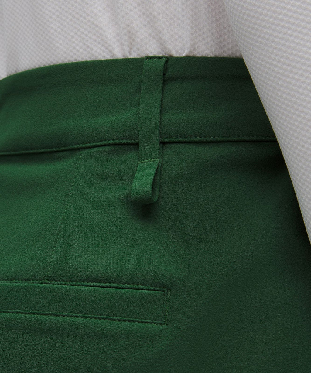 Box-Pleat High-Rise Golf Short 7" Ivy Grove/Light Ivory