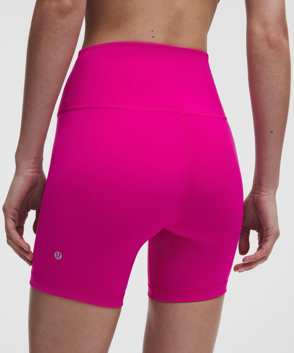 Wunder Train No Line High-Rise Short 6" Pink Flare
