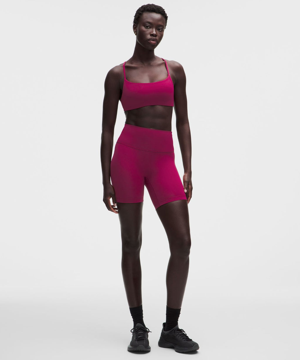 Wunder Train No Line High-Rise Short 6" Raspberry Rave