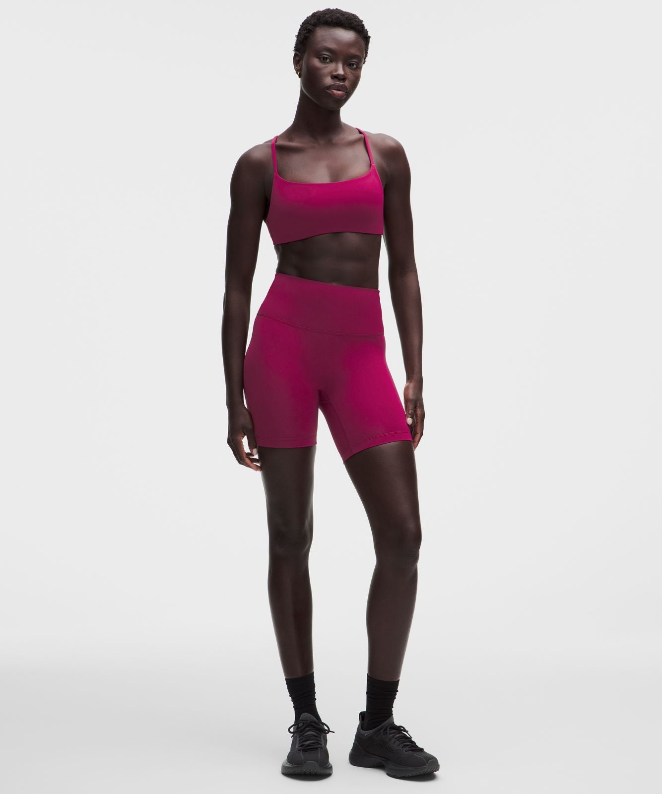 Wunder Train No Line High-Rise Short 6" Raspberry Rave