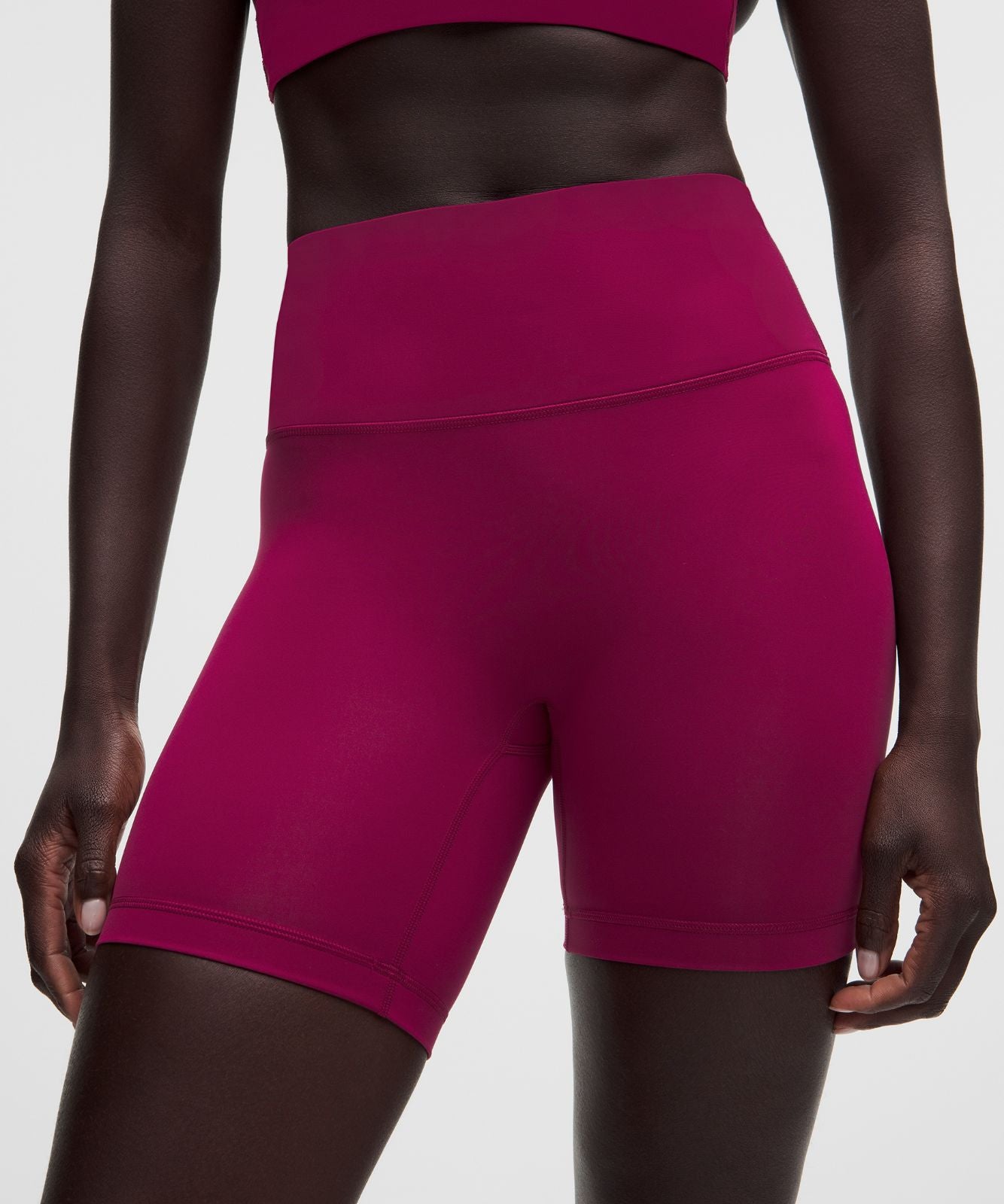 Wunder Train No Line High-Rise Short 6" Raspberry Rave