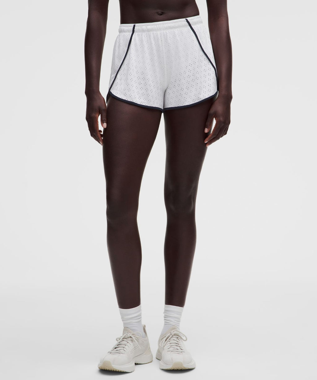 Swiftly Mid-Rise Short 3" Jewel Dot White/True Navy