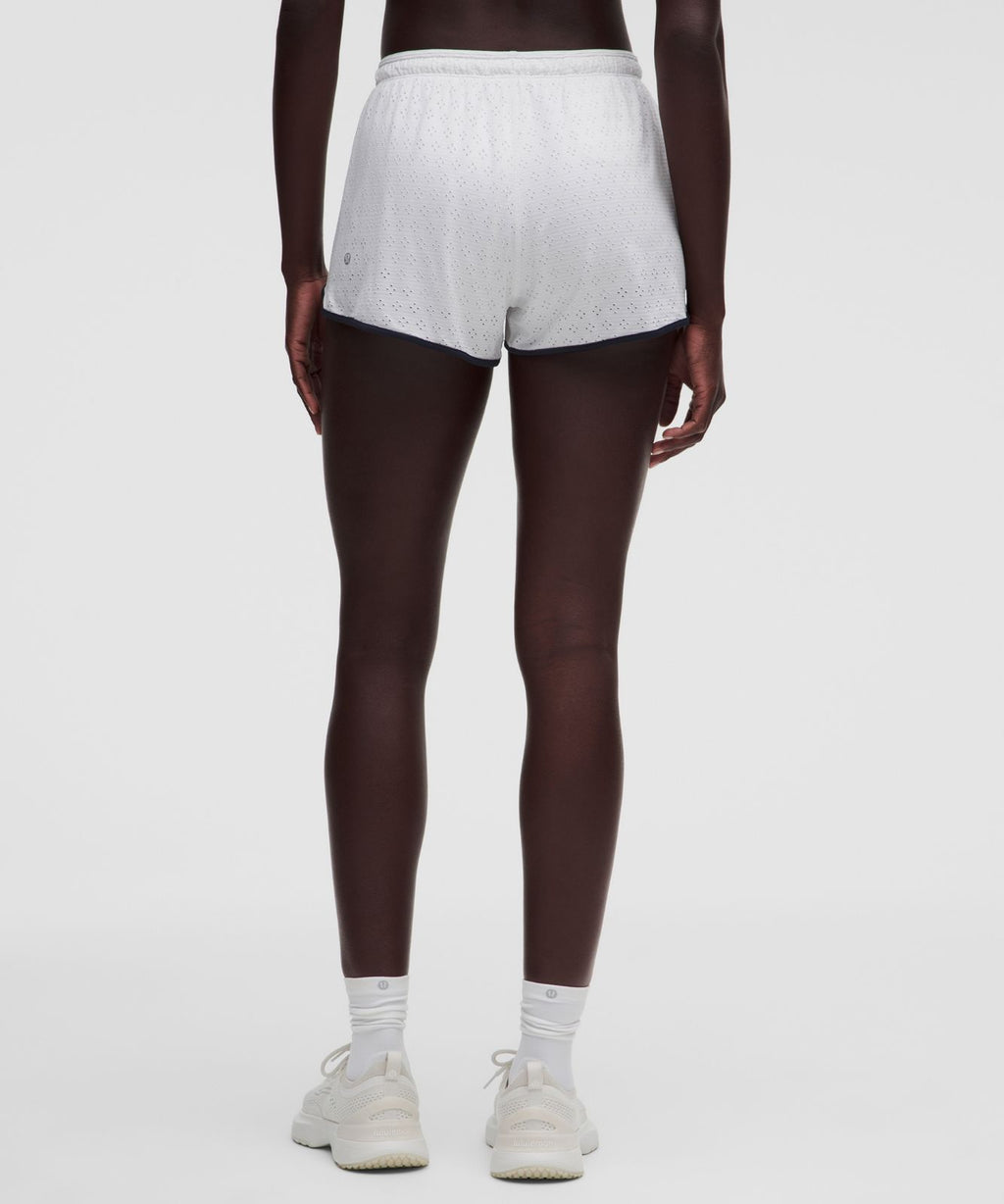 Swiftly Mid-Rise Short 3" Jewel Dot White/True Navy