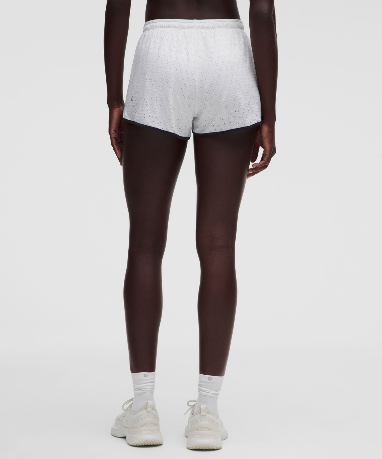 Swiftly Mid-Rise Short 3" Jewel Dot White/True Navy
