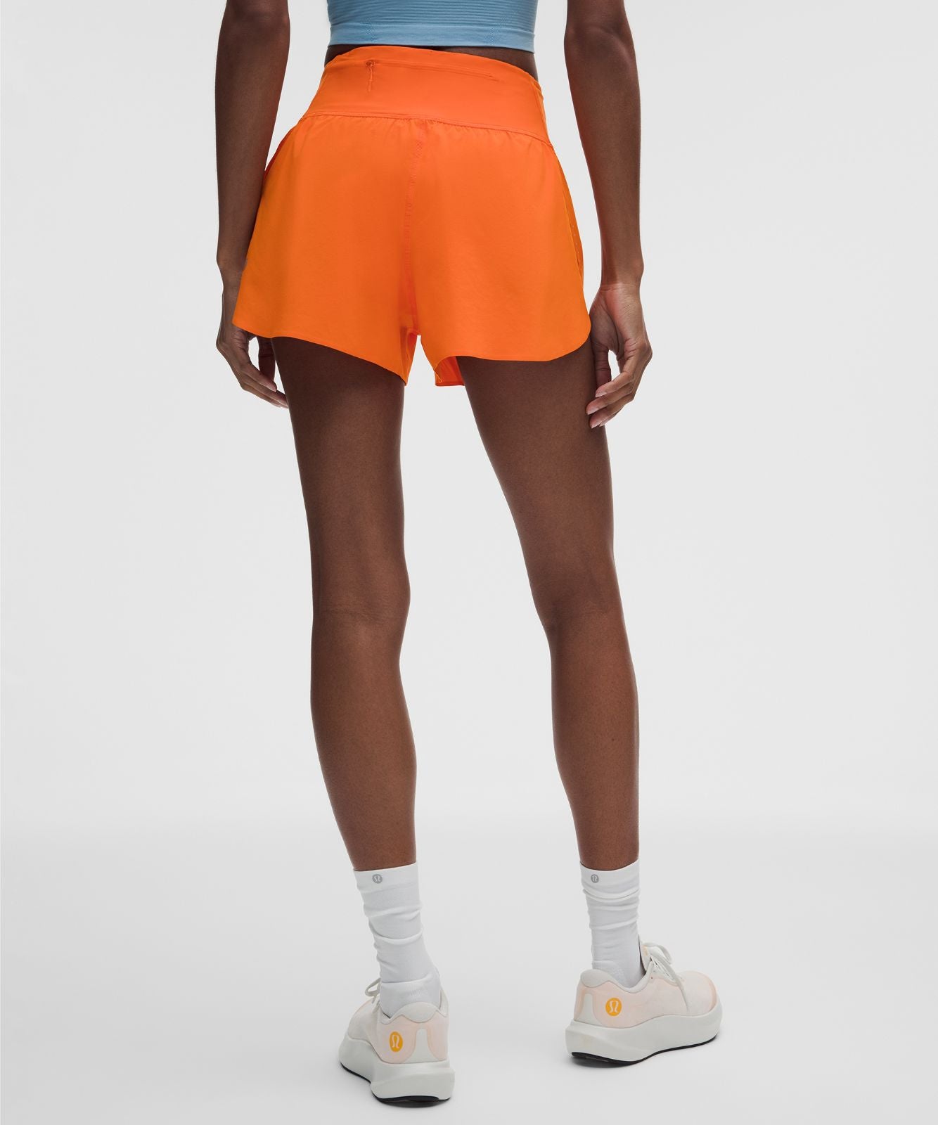 Fast and Free Mid-Rise Split Short 3" *Updated Design Orange Punch