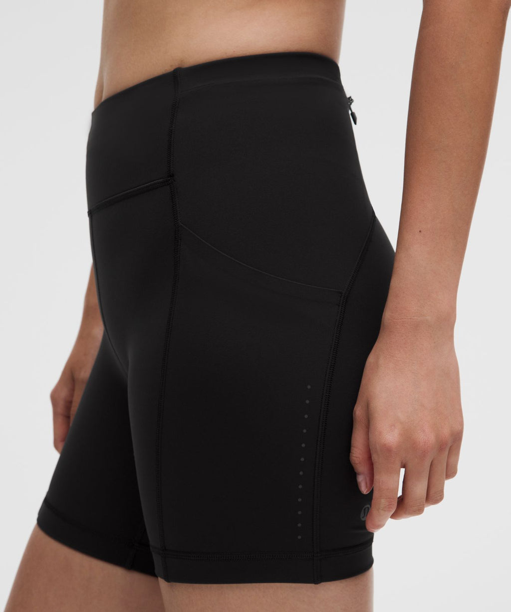 Swift Speed High-Rise Short 6" Black