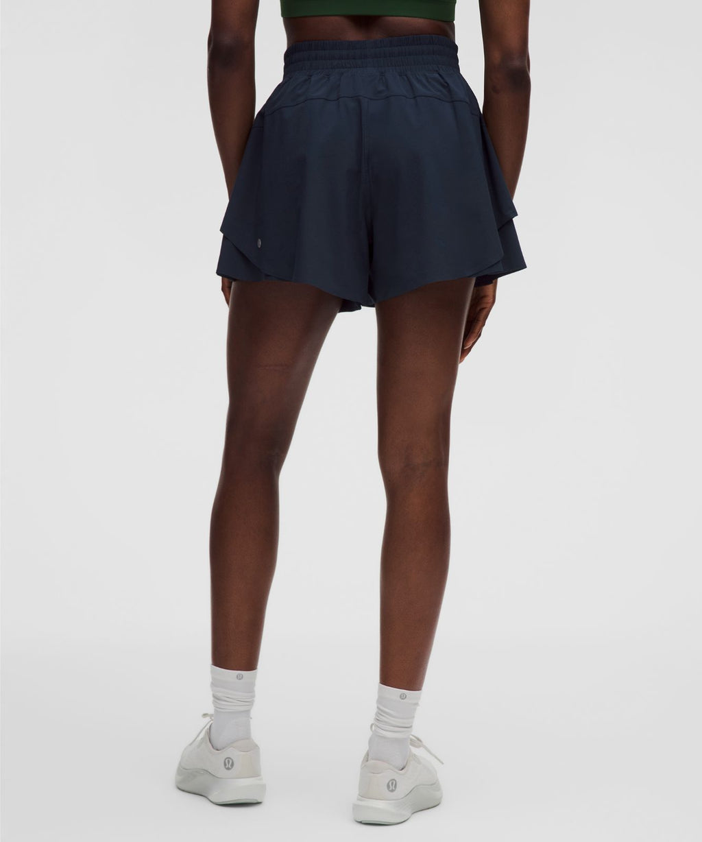 Shake It Out High-Rise Running Short 4" True Navy