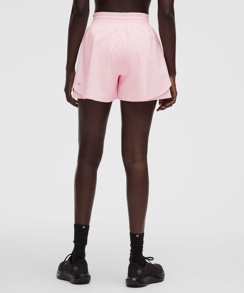 Shake It Out High-Rise Running Short 4" Pink Pearl