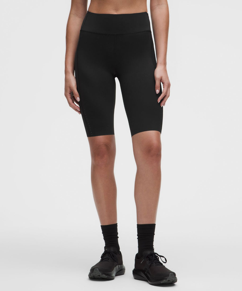 Fast and Free 6-Pocket High-Rise Short 11" *Updated Design Black
