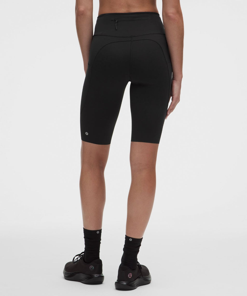 Fast and Free 6-Pocket High-Rise Short 11" *Updated Design Black