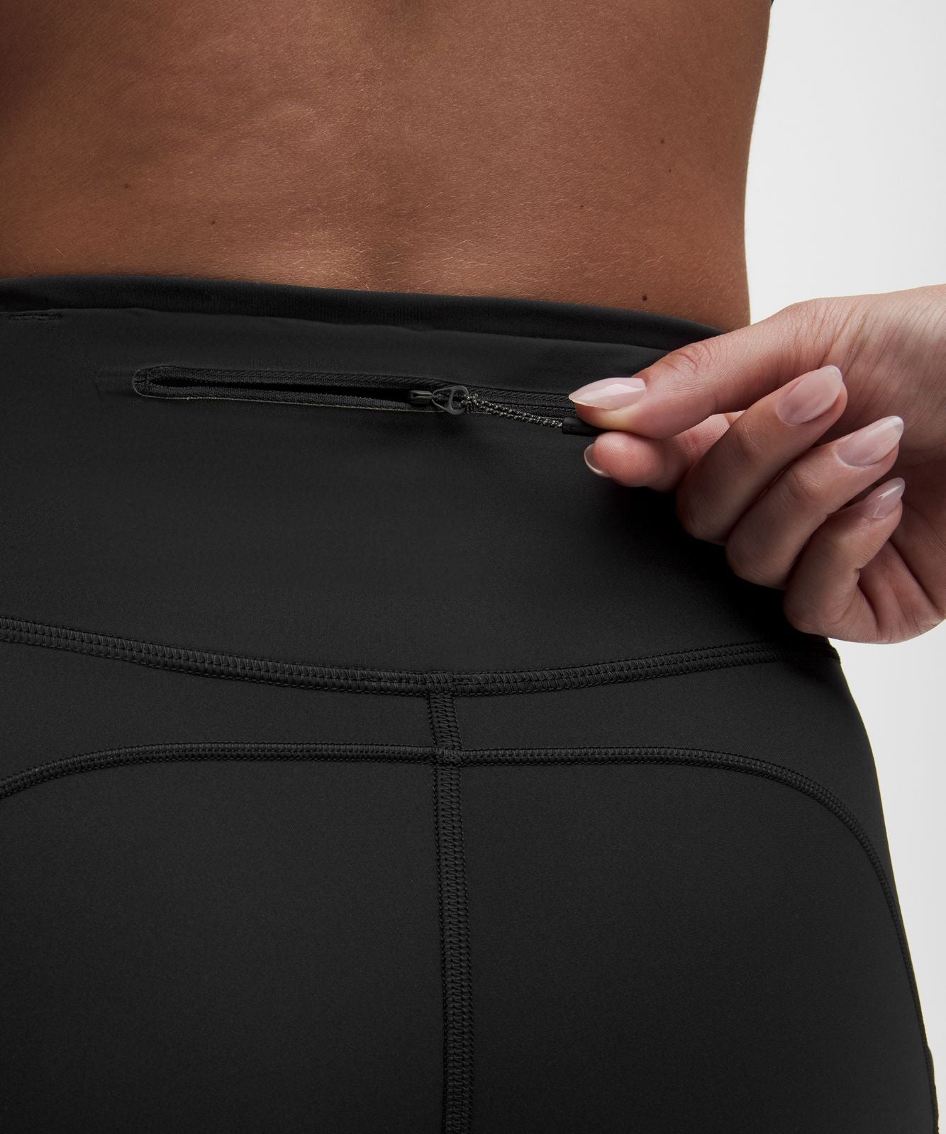 Fast and Free 6-Pocket High-Rise Short 11" *Updated Design Black