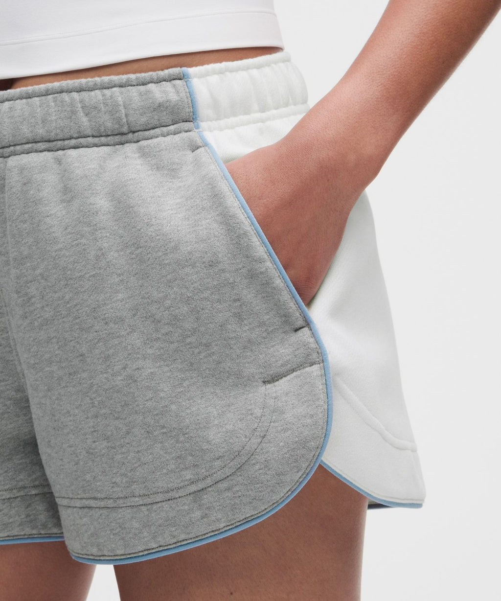 Scuba Mid-Rise Dolphin Short 3" *Colourblock Heathered Core Medium Grey/White/Dreamy Blue