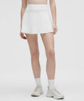 Lightweight High-Rise Tennis Skirt White