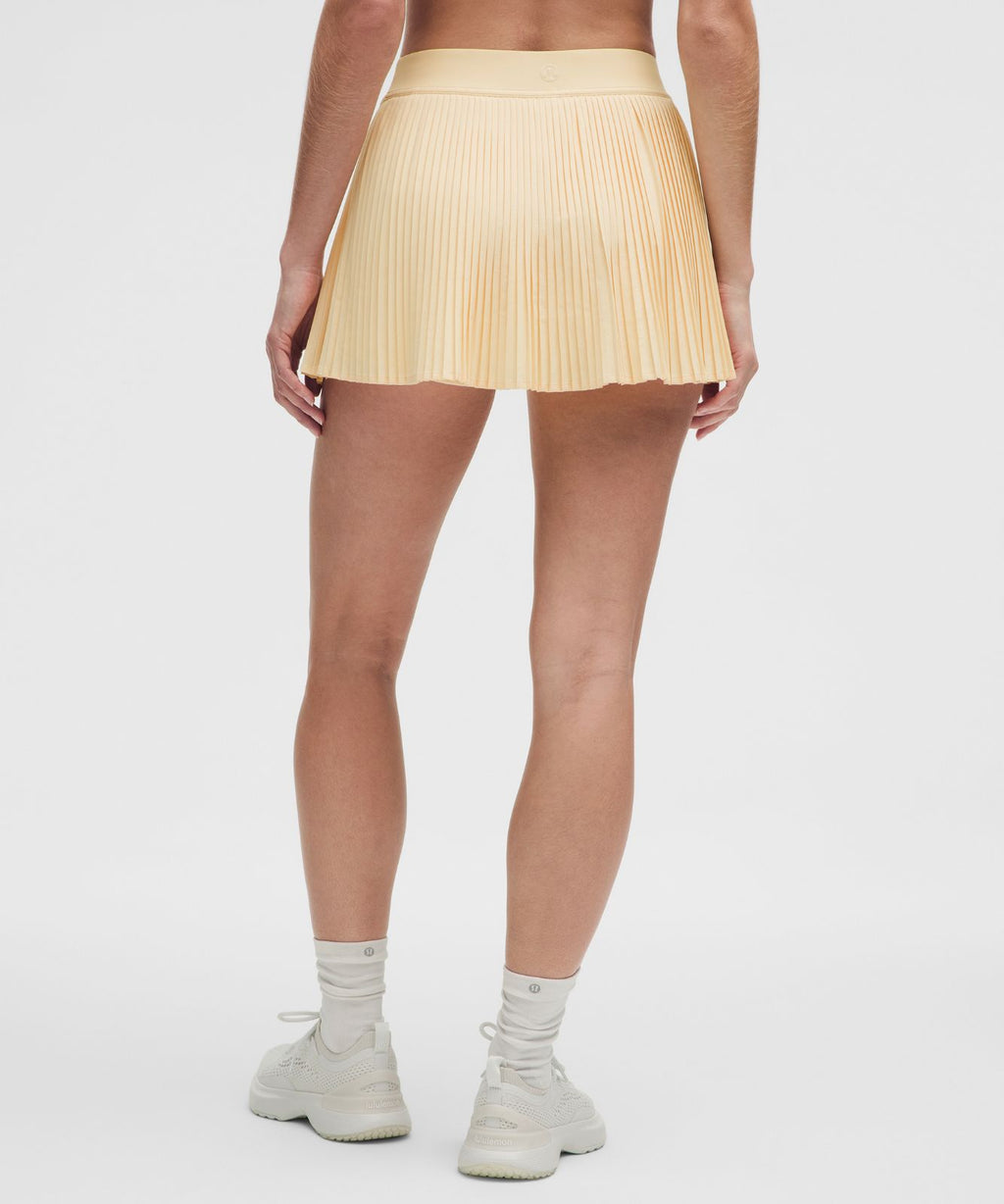 RePleat High-Rise Tennis Skirt Butter Cream