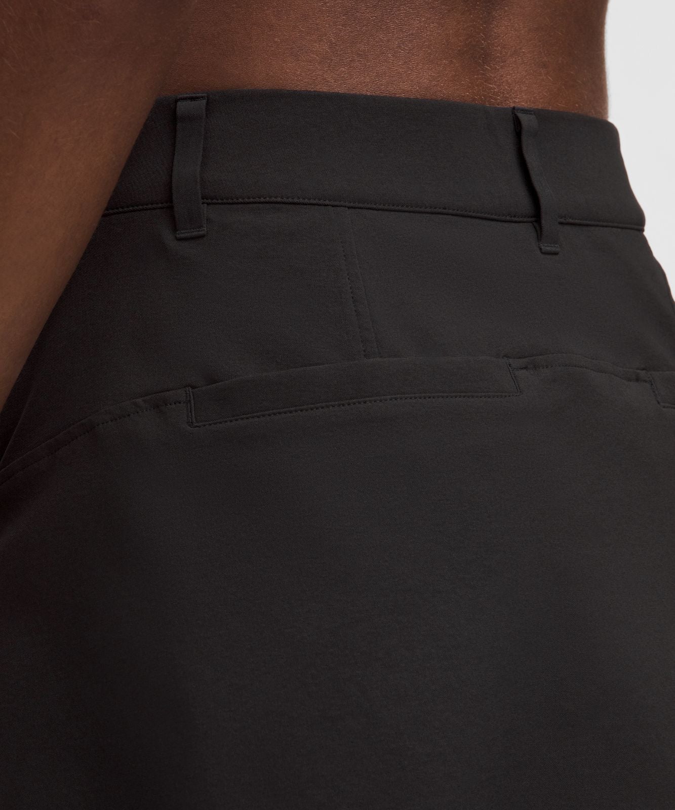 Stretch Twill Front Pleat Golf Skirt *Embroidered Logo Black