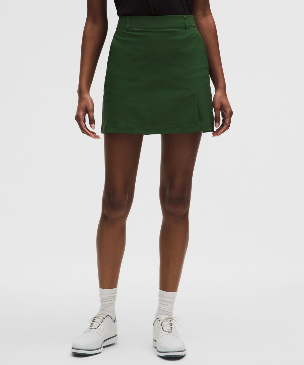 Stretch Twill Front Pleat Golf Skirt *Embroidered Logo Ivy Grove
