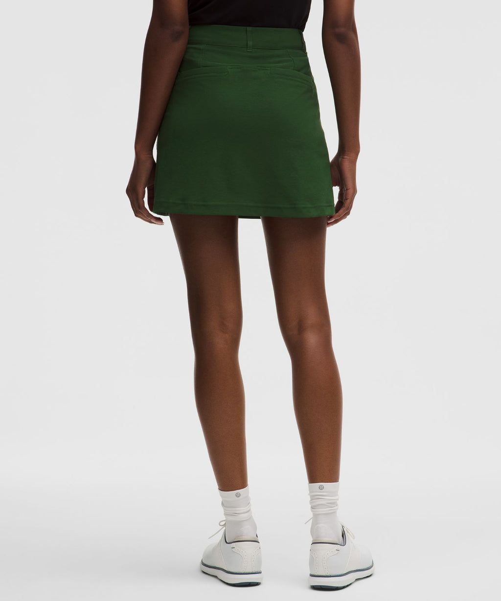 Stretch Twill Front Pleat Golf Skirt *Embroidered Logo Ivy Grove