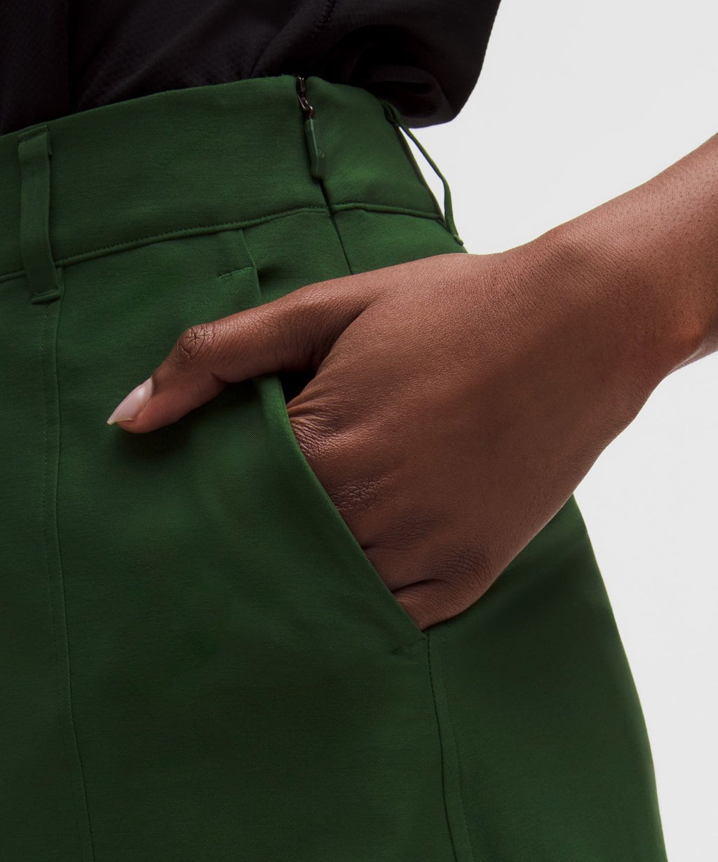 Stretch Twill Front Pleat Golf Skirt *Embroidered Logo Ivy Grove