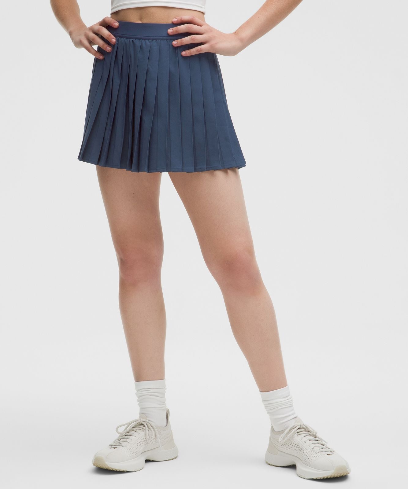 High-Rise Pleated Tennis Skirt Club Blue