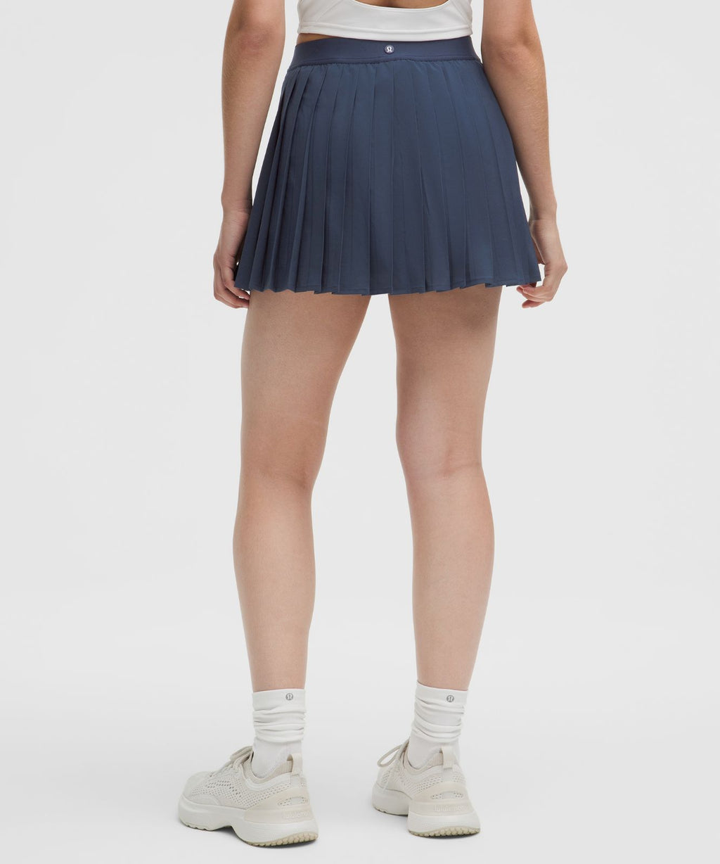 High-Rise Pleated Tennis Skirt Club Blue