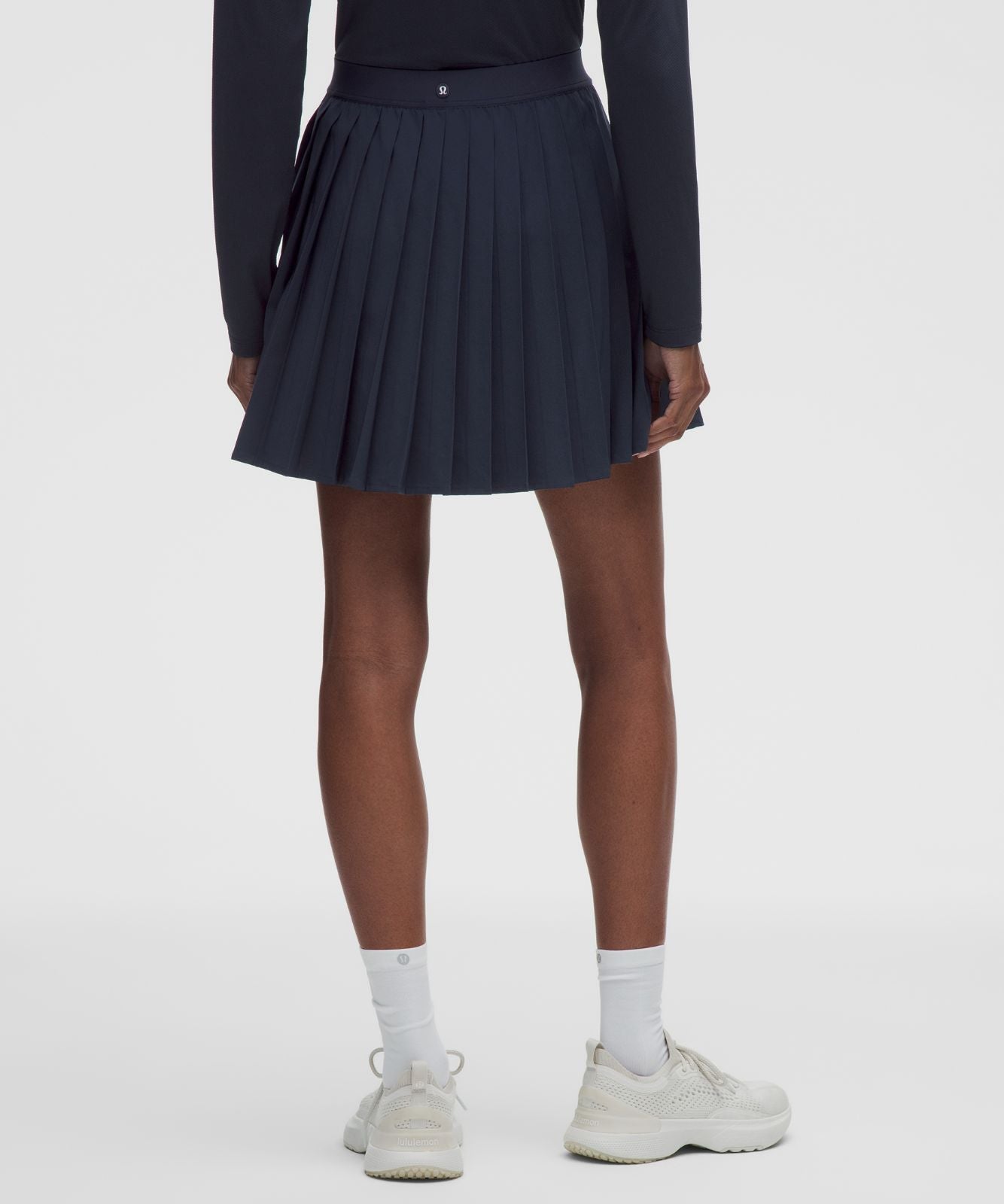High-Rise Pleated Tennis Skirt *Long Club Blue