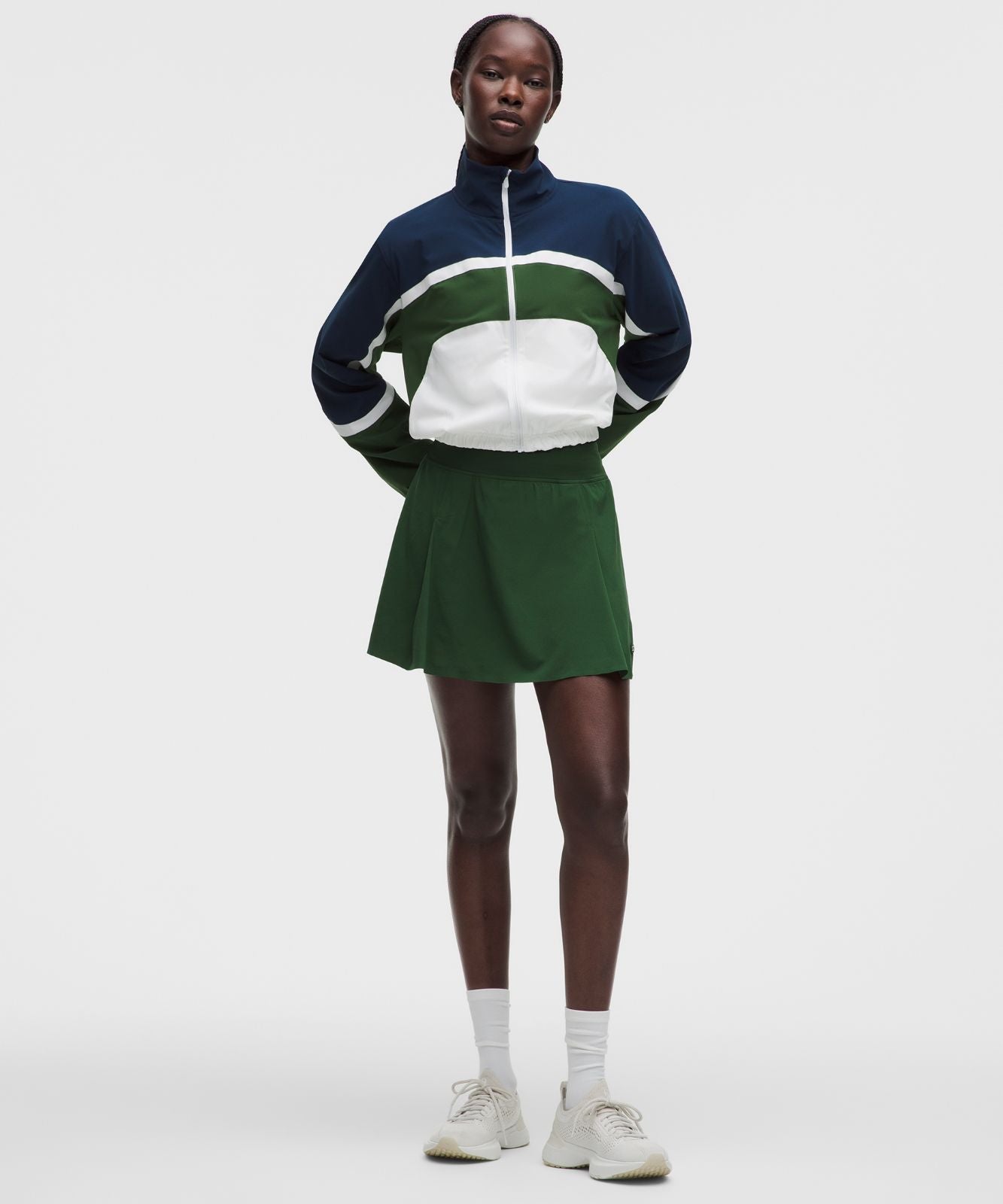 A-Line Side-Pleat Tennis Skirt Ivy Grove