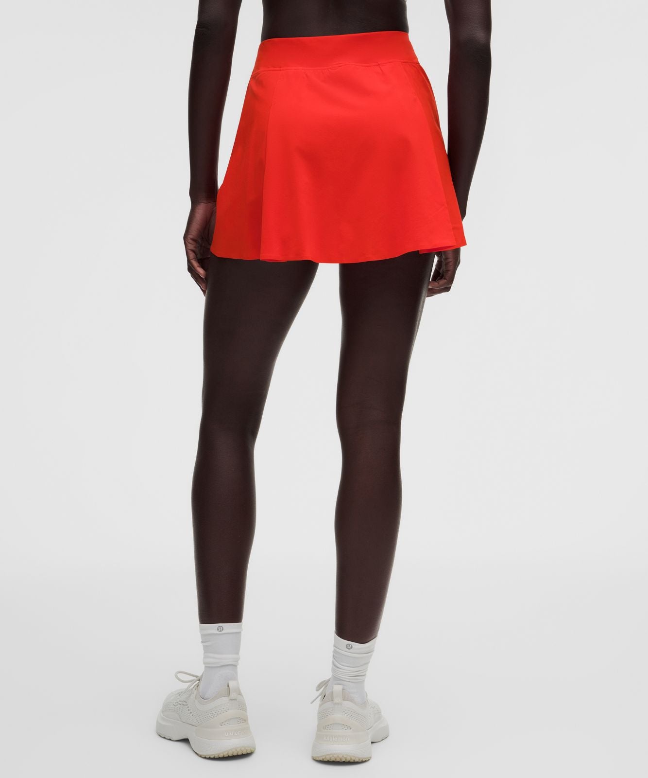 A-Line Side-Pleat Tennis Skirt Cherry Ember