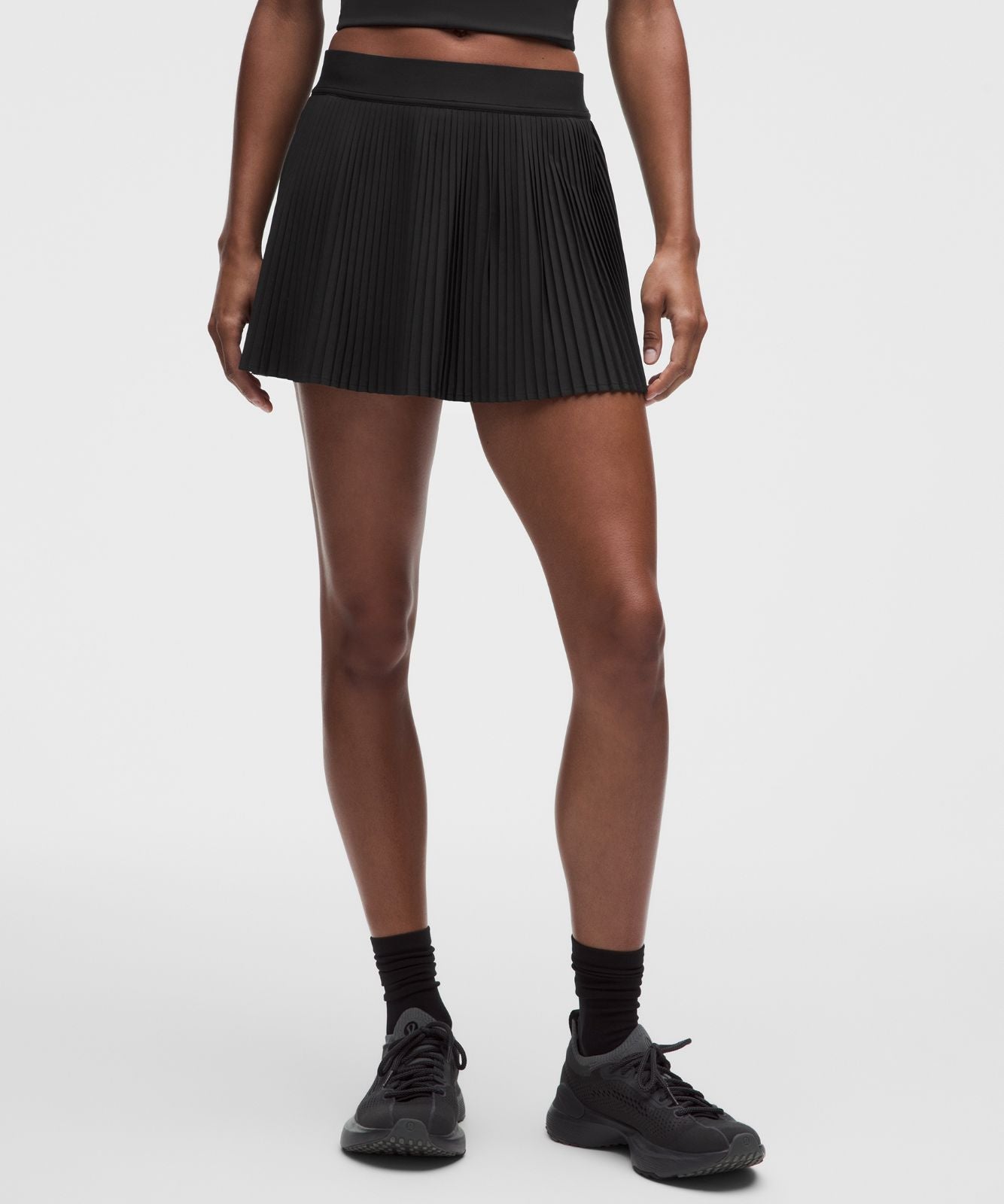 RePleat High-Rise Tennis Skirt Black