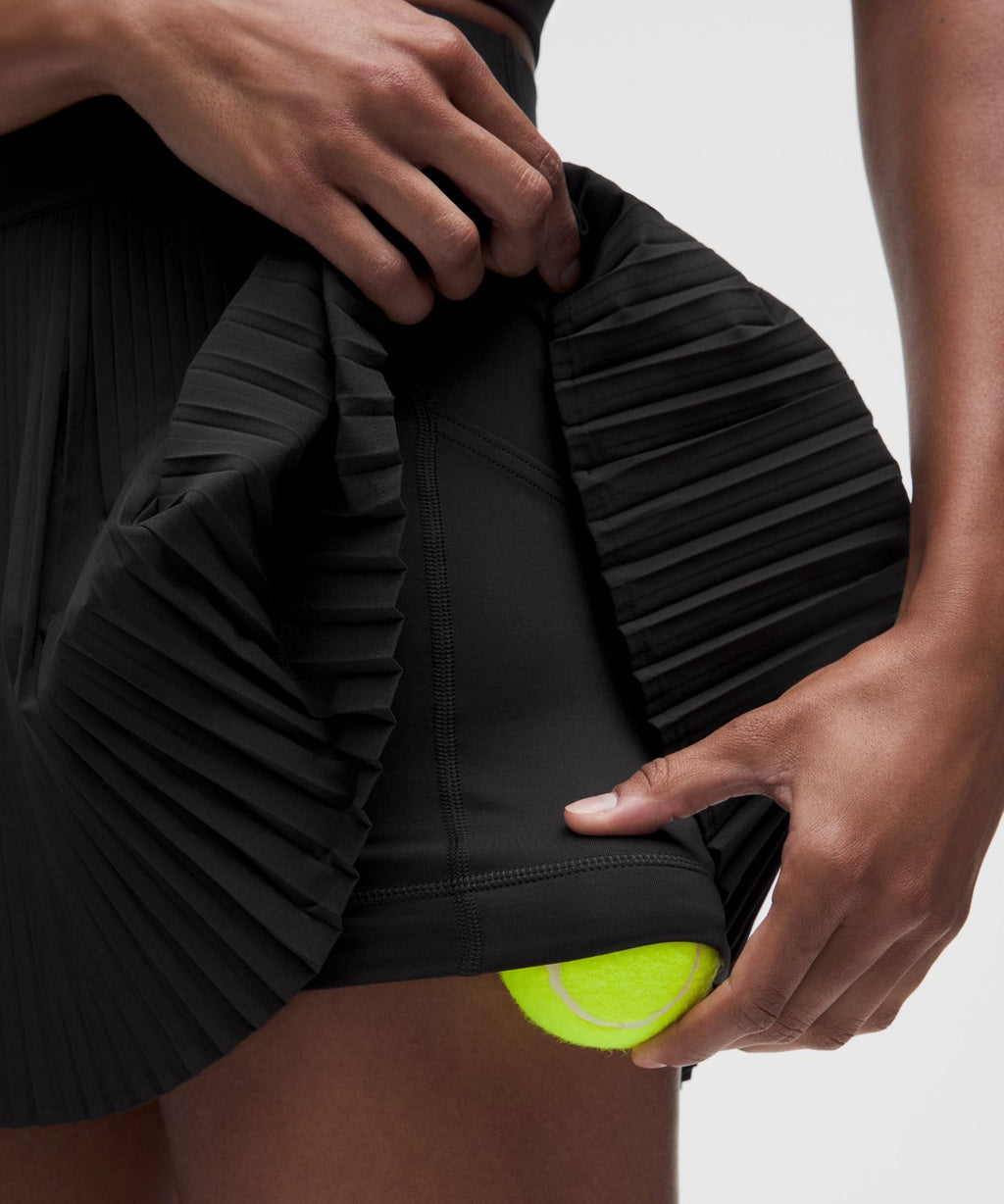RePleat High-Rise Tennis Skirt Black