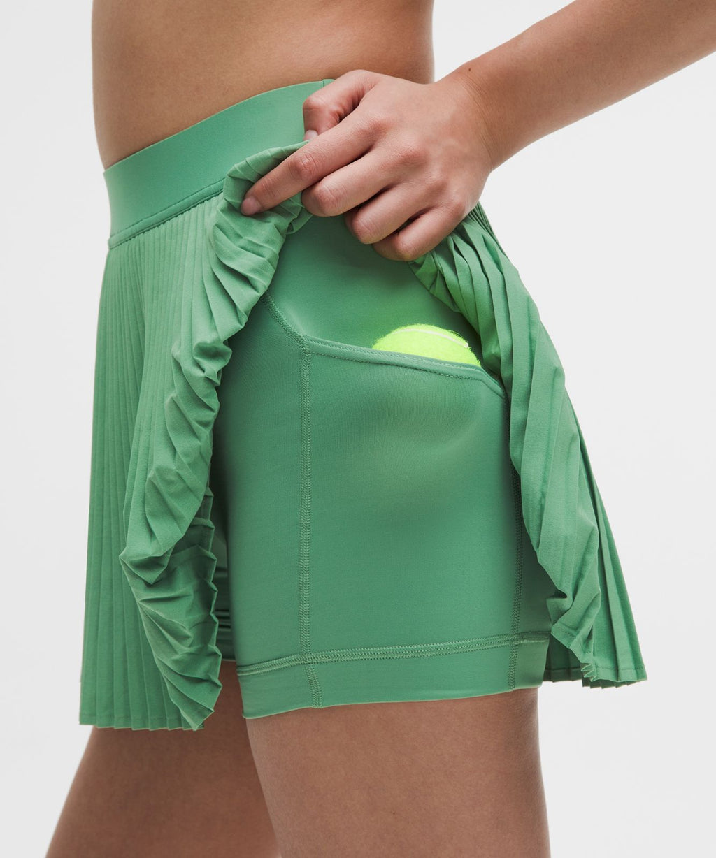 RePleat High-Rise Tennis Skirt Canteen Green