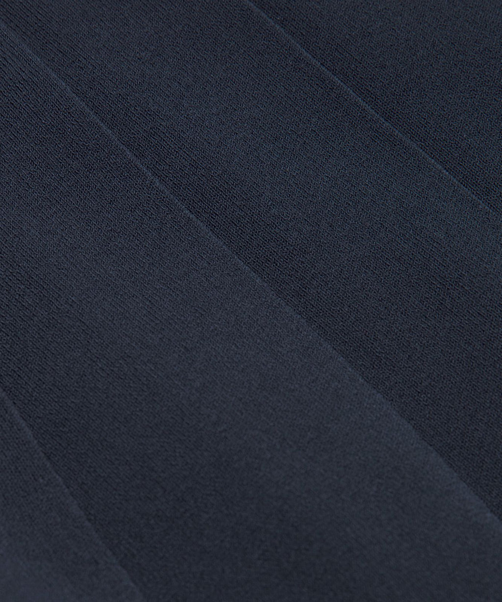 Knit Mid-Rise Pleated Golf Skirt True Navy/White
