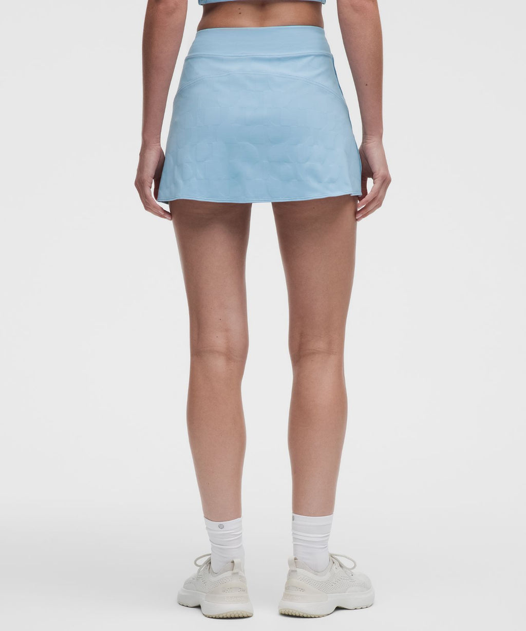 High-Rise Tennis Mini Skirt *Jacquard Dreamy Blue/Dreamy Blue